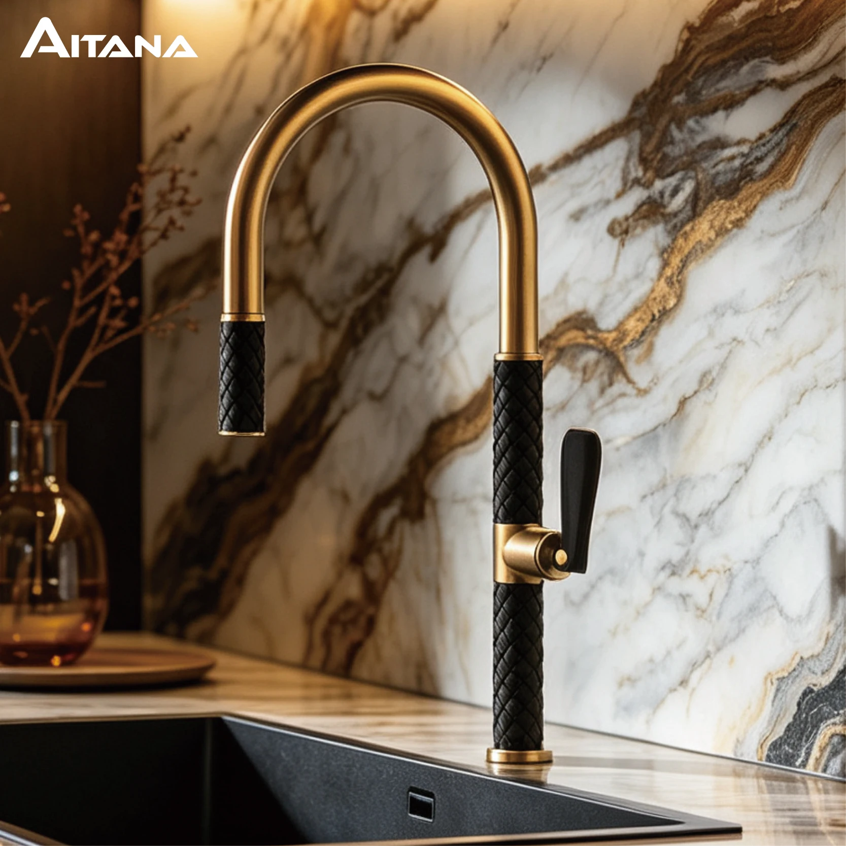 Kitchen Appliances Luxury - Robinet de cuisine AITANA en acier