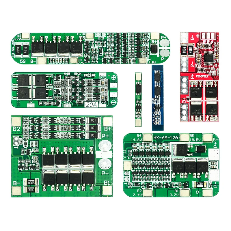 1S 2S 3S 4S 3A 20A 30A Li-Ion Lithium Batterij 18650 Charger Pcb Bms Bescherming Boord voor Boor Motor Lipo Mobiele Module 5S 6S