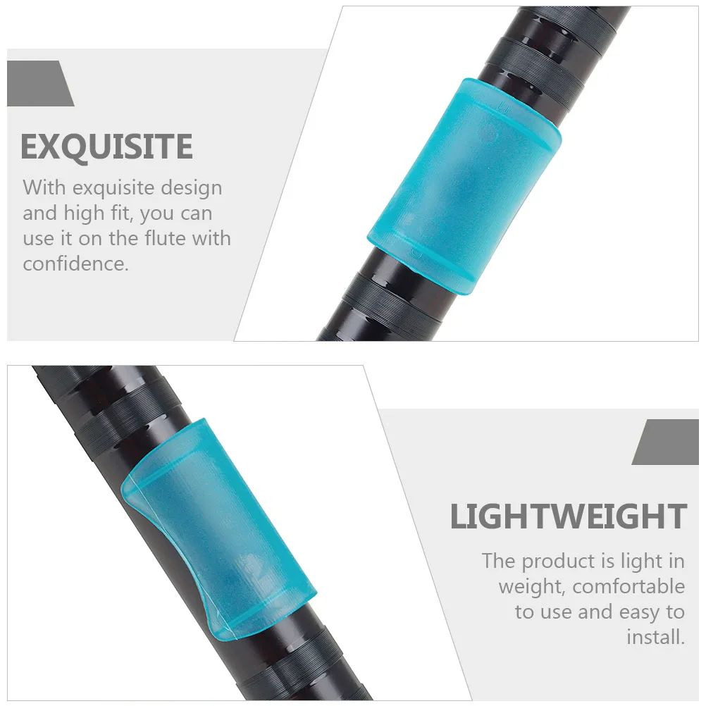 

5Pcs Useful Flute Protectors Safe Durable Plastic Comfortable Easy Install Long Lasting Protective Covers Flute Protectors