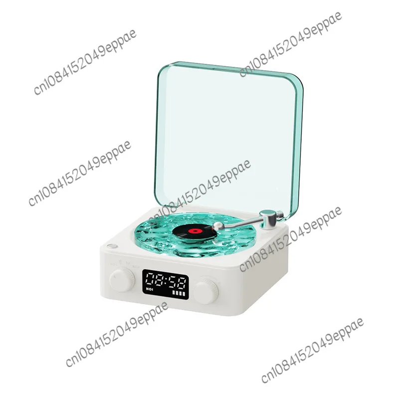 

Record Retro Audio, Vinyl Alarm Clock, Listening Sea, Wireless Speaker, Bluetooth High-quality Machine, Birthday Gift,