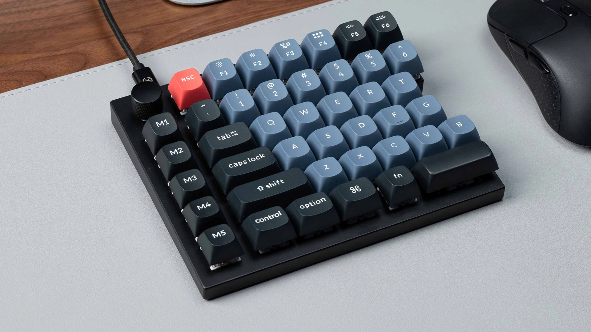 Keychron Q11 QMK Knob Split Design Custom Mechanical Keyboard Type-C Wired Gateron G Pro Double-Shot OSA PBT Keycaps