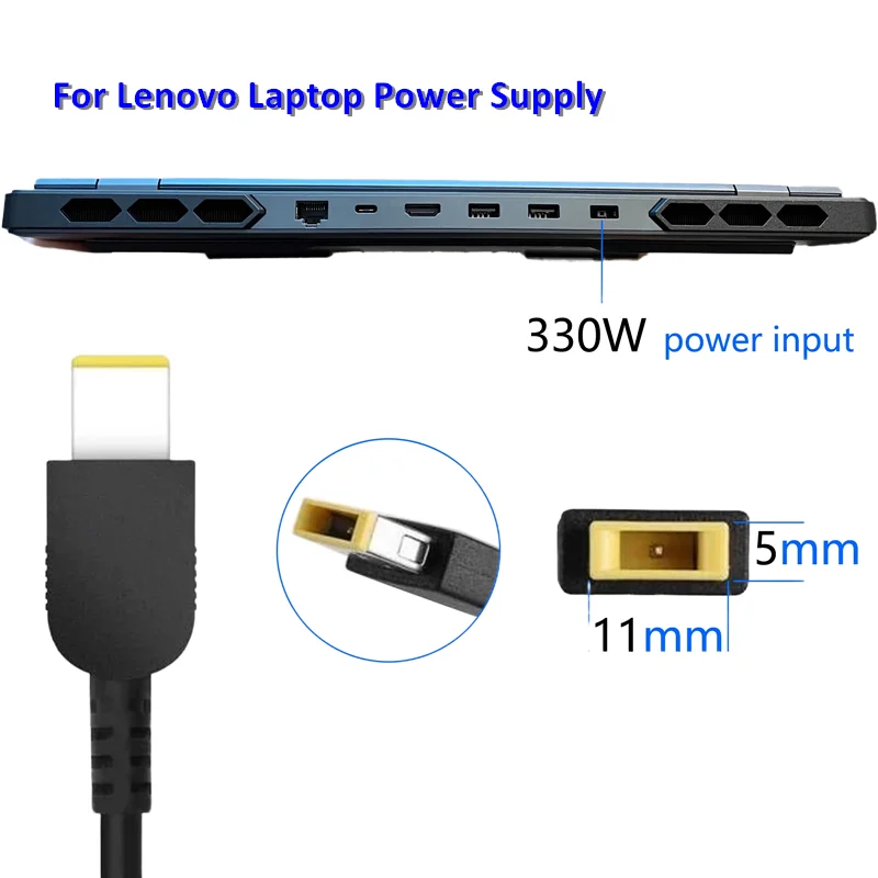 20V 16.5A 330W New AC Adapter Charger For Lenovo LEGION ADL330SCC3A ADL330SDC3A ADL330SLC3A R9000 Y9000 Laptop Power Supply - Image 4