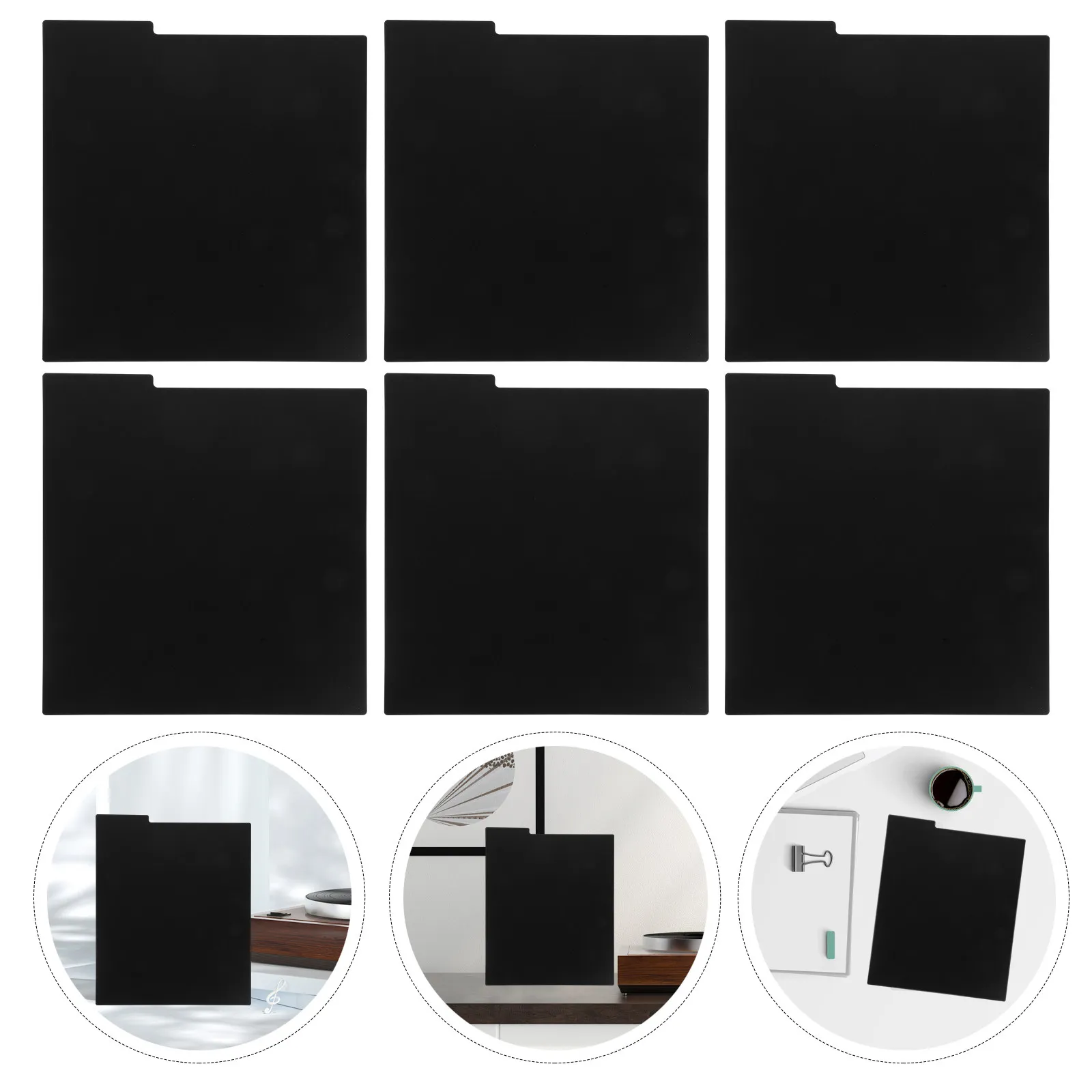 8pcs Vinyl Record Dividers Index Cards PVC Sturdy Writable Organizer Tabs For Shelf Sorting And Categorizing Records Comics