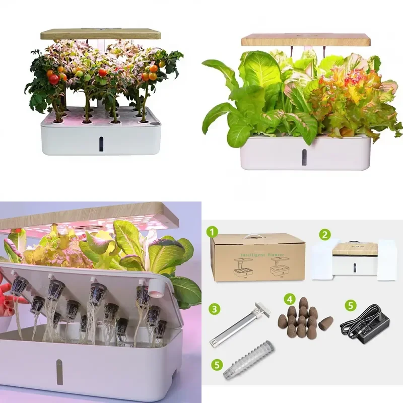 for  Horticulture Indoor Soilless Cultivation Hydroponic Vegetables Smart Plant Seedling Box Nordic Design Small Flower Pot