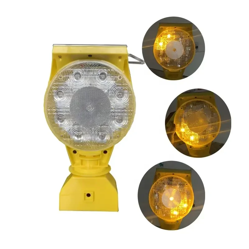 

Rotating flashing traffic obstruction light