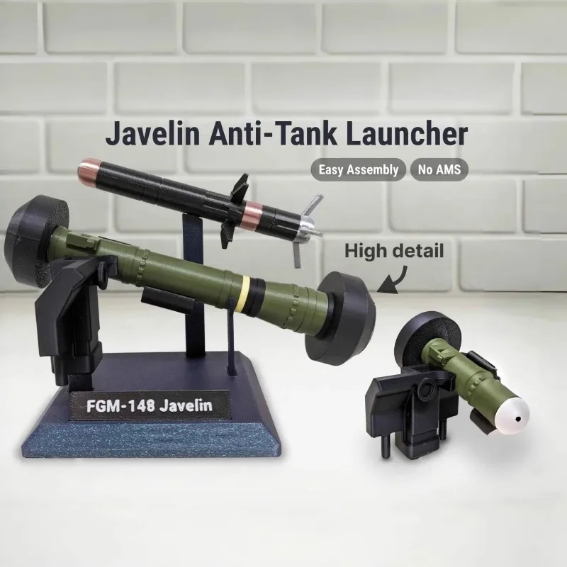 

3D-печатные аксессуары для фигурки солдата FGM-148: модель противотанкового копья, статическая модель для коллекций военных энтузиастов