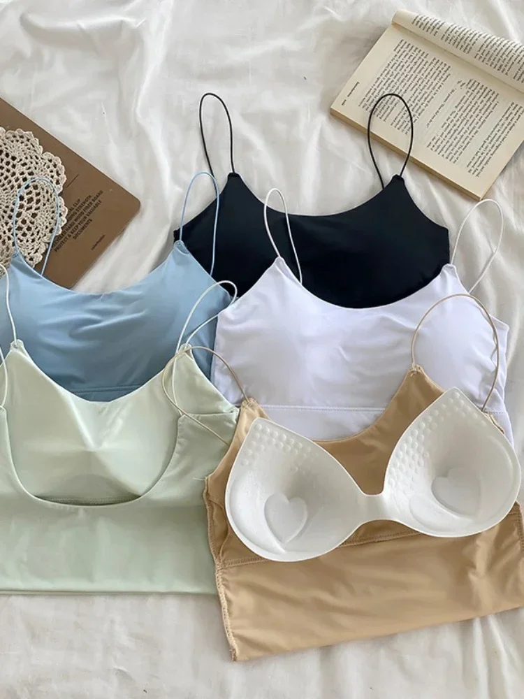 2026 Womens Underwear Women Sport Yoga Bra Sexy Running Gym Vest Seamless Breathable Tank Top Adjustable Shoulder Strap Camisole