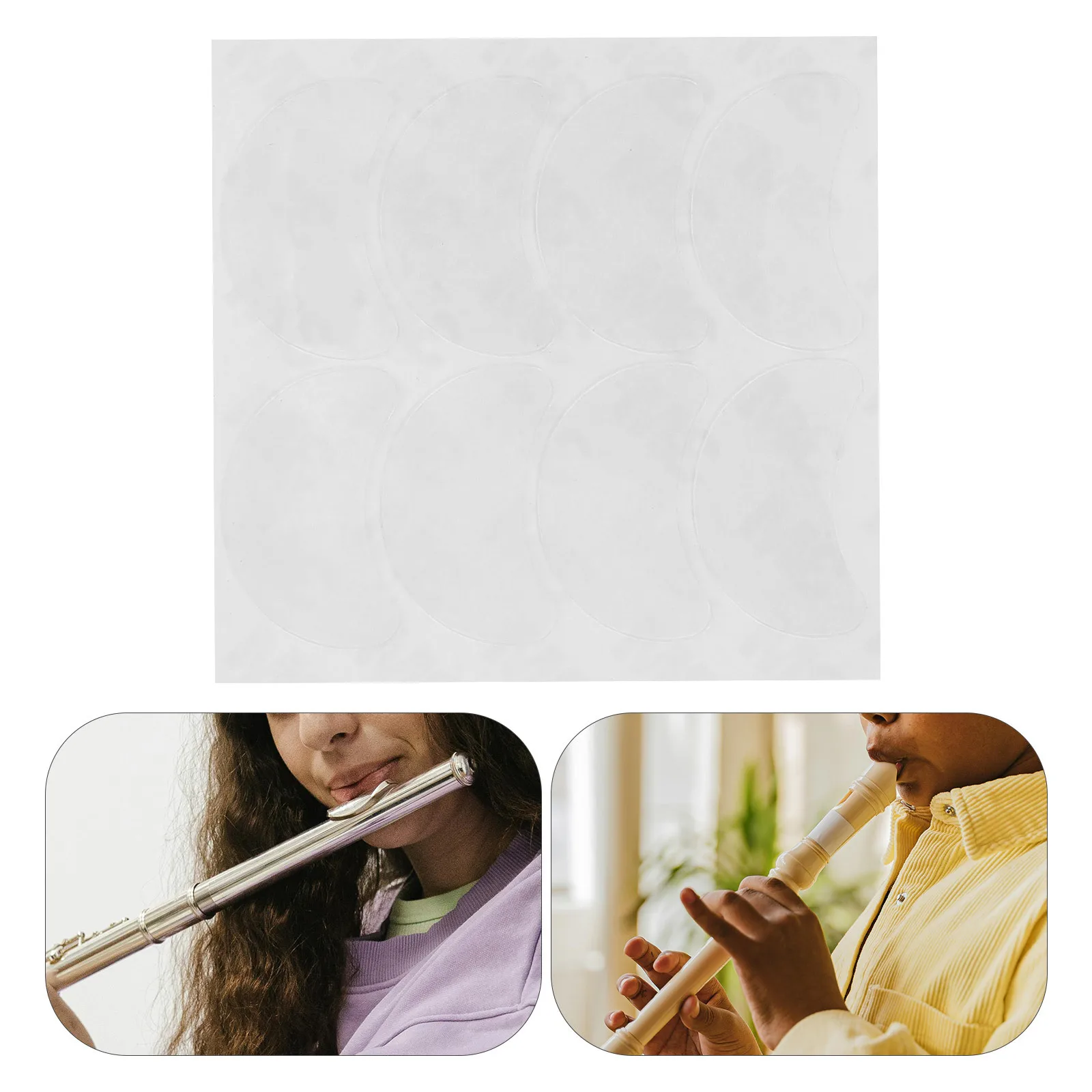 

3 Sheets Saxophone Mouthpiece Pads Practical Design Comfortable Enjoyable Playing Experience Alto Sax Mouthpiece Pads