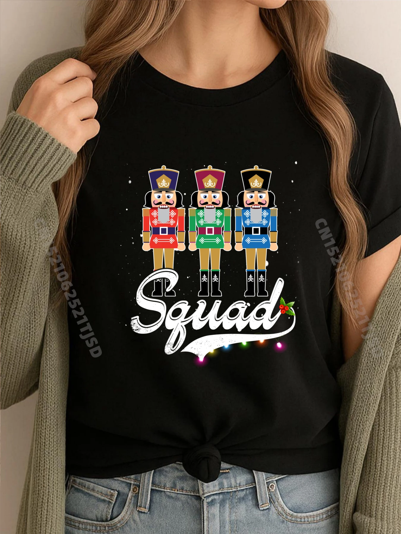 

Щелкунчик отряд балетный танец одинаковые семейные рождественские винтажные футболки рубашки для женщин футболка вымытый Новый год