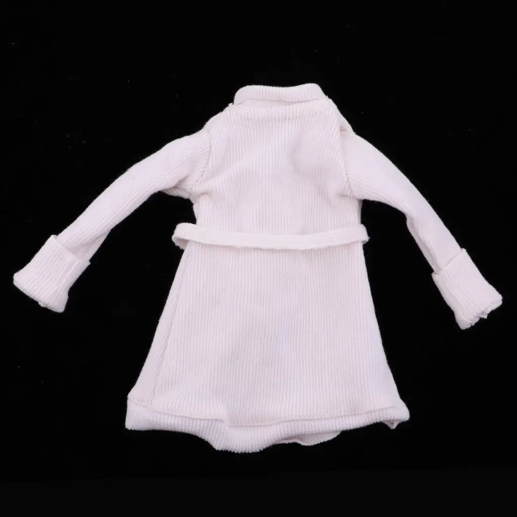 Long Coat Fashion Doll Clothing Outfits with Belt Pocket for 18 Inch Girl Doll Clothes 45cm Salon