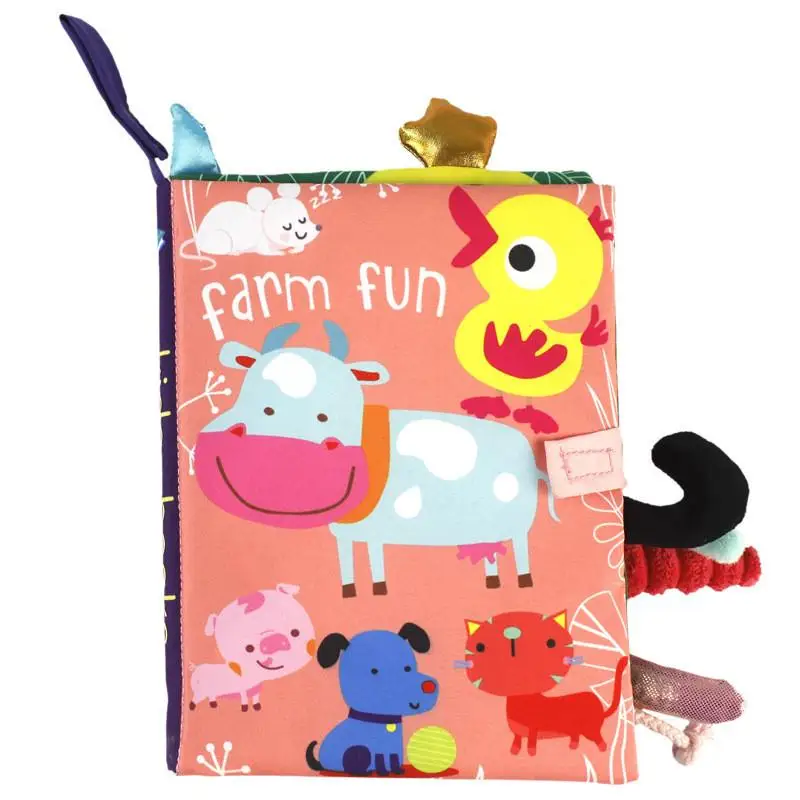 Bebê Chattles Brinquedo Móvel, Livro de Pano Animal Macio, Carrinho Recém-nascido, Bebe Pendurado, Aprendizagem Precoce, Educação, Presentes Infantis, Novo