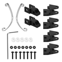 Practical Steel Leaf Spring Suspension Set for WPL Henglong B14 B16 B24 B36 Ural Q60 Q61 Q62 Q63 Q64 4X4 6X6 Truck & Crawer,Blac
