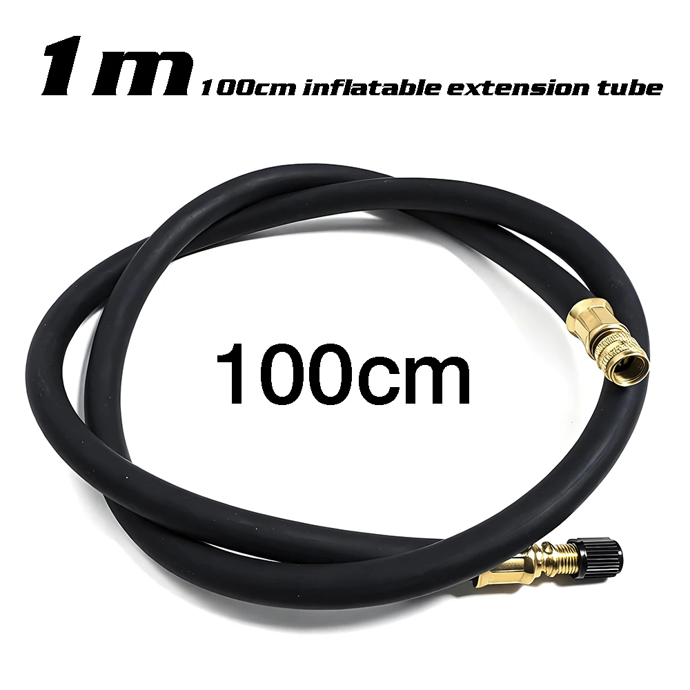 100 cm aufblasbares Verlängerungsrohr, 8 mm Gewinde, für Fahrrad, Auto, Motorrad, Basketball, Motorboot, aufblasbares Luftkissenrohr – Detail 1