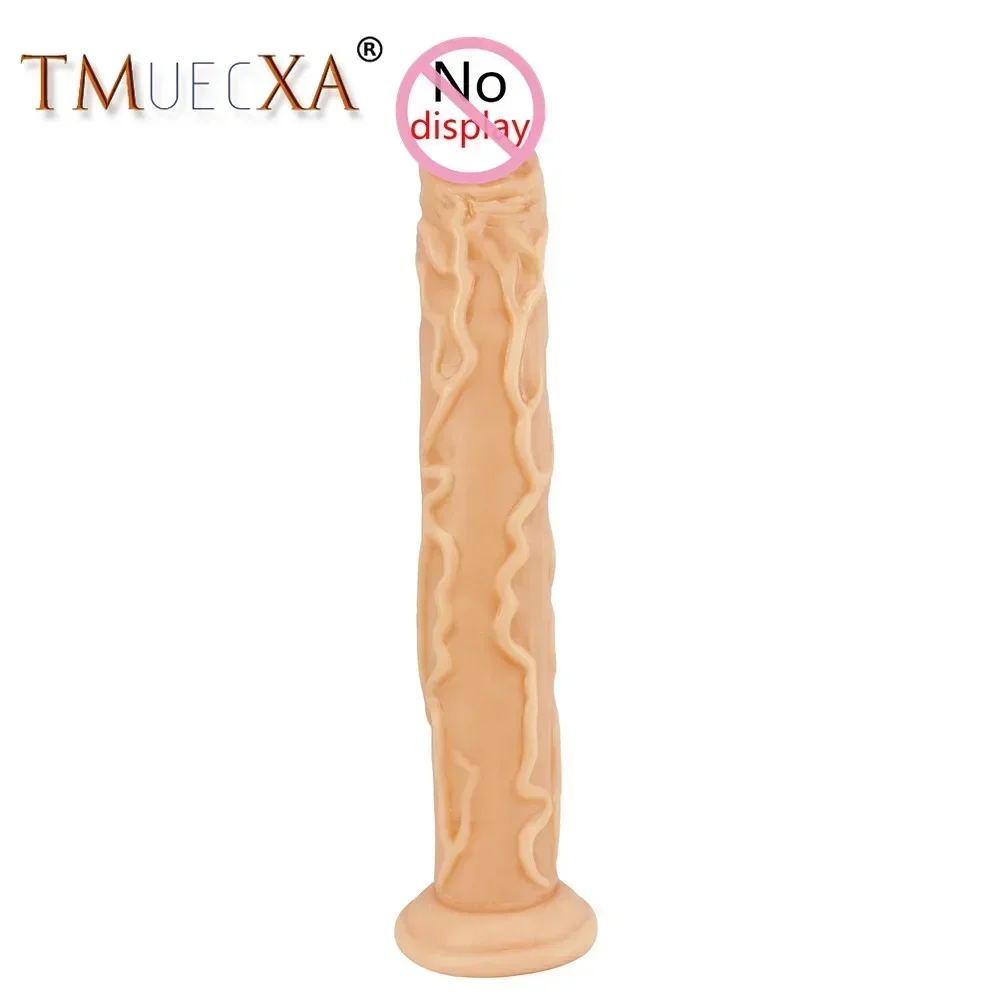 

Lengthen Dildo Realistic Fake Dick with Simulated Penile Sucker for Women Mutual Masturbation Erogenous Sex Toys