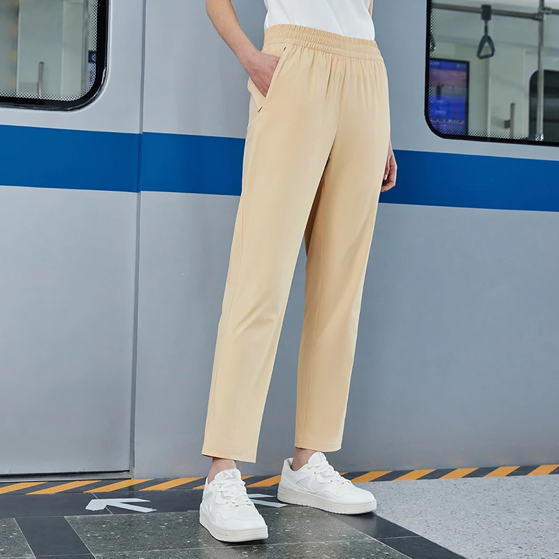 Xtep Kleine C Broek Voor Dames 2024 Zomer Trendy Vrijetijdsbroek Comfortabele Elasticiteit Zool Ademende Bodems 876228980184