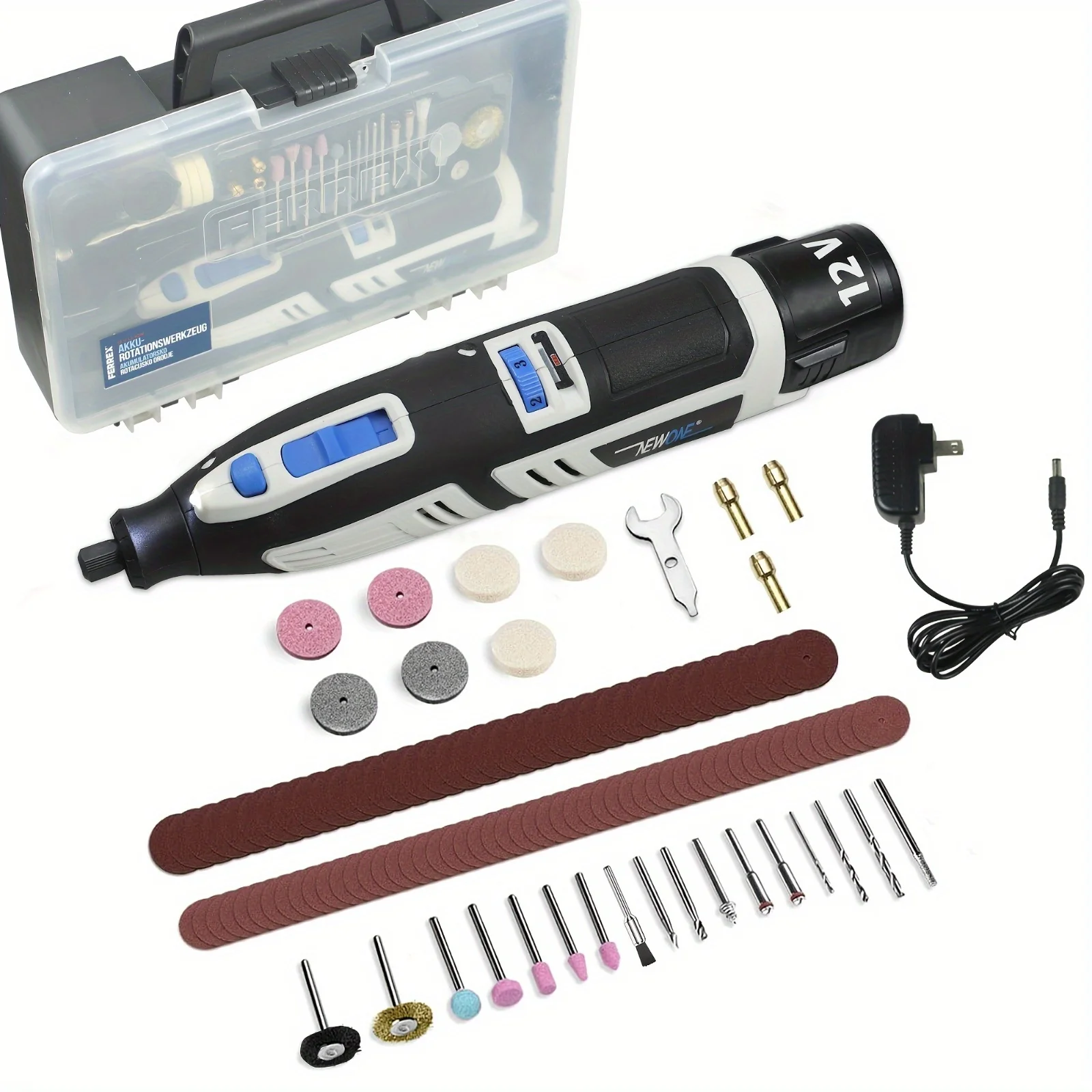

12V Grinding And Polishing Mini Drill Cordless Rotary Tool, 6-speed Variable Speed Adjustment, Multi-functional Electric Grinder, Is A Portable Tool That Can Meet Your Many Needs Such As (grinding, Polishing, Etc.). Can Be Given As A Gift