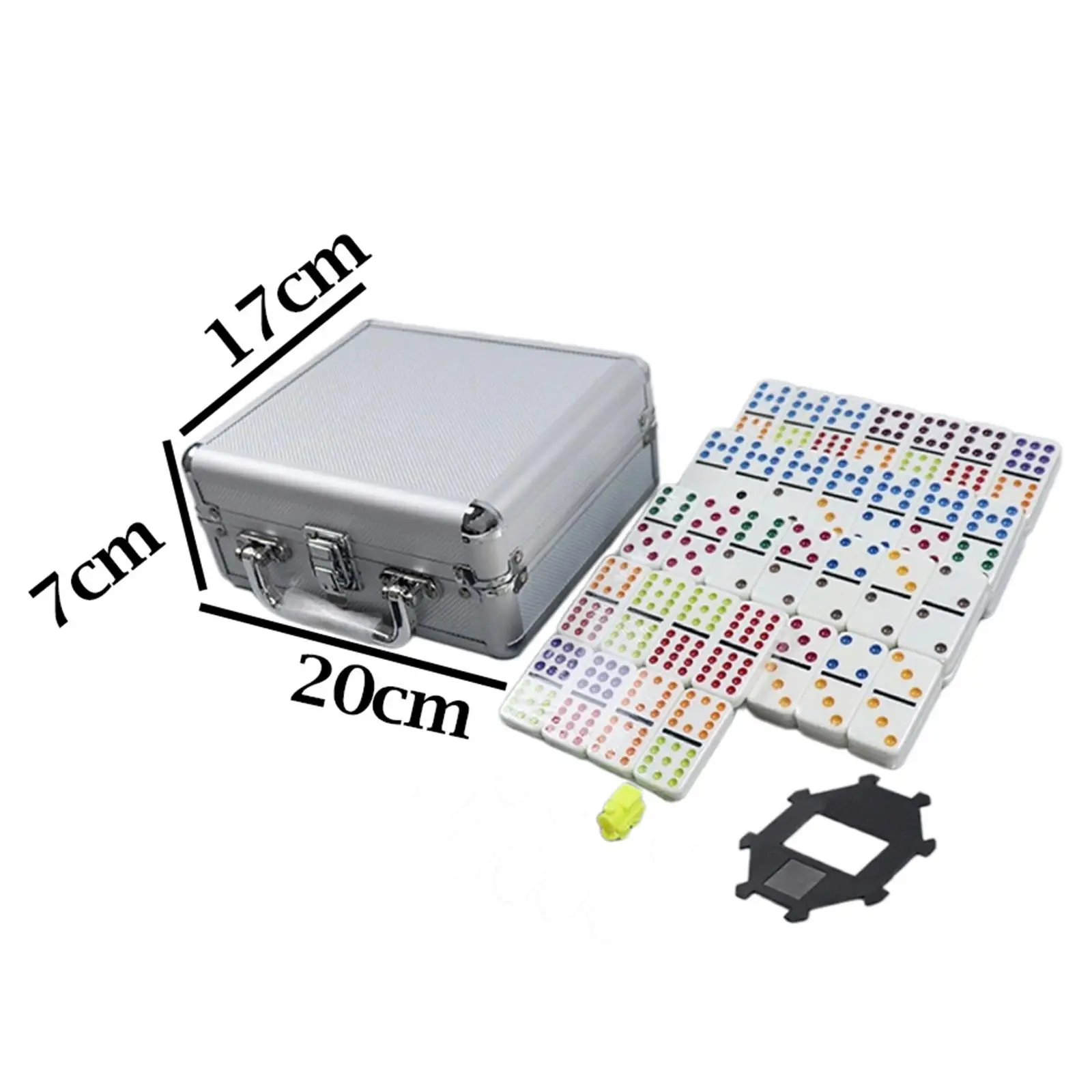 Double Dominoes Nine Trick Game Set 91 Piece Calculation Puzzle Board Game for Kids Strategy Entertainment