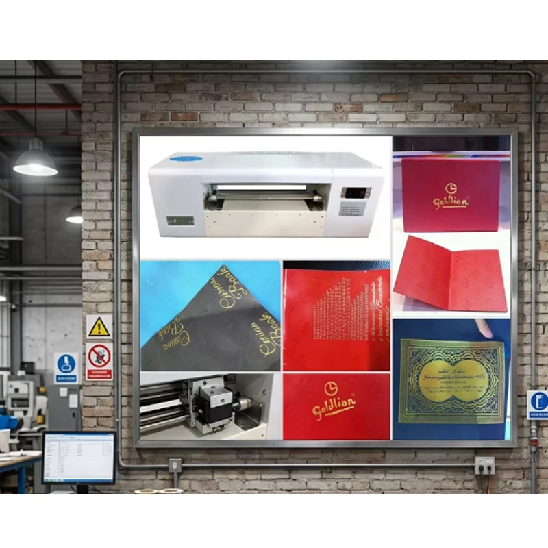 LY 400B Digital Stamping Machine for PVC Paper Ribbon Foil Press Printer Resolution 200DPI Optional Rolling Working Platform