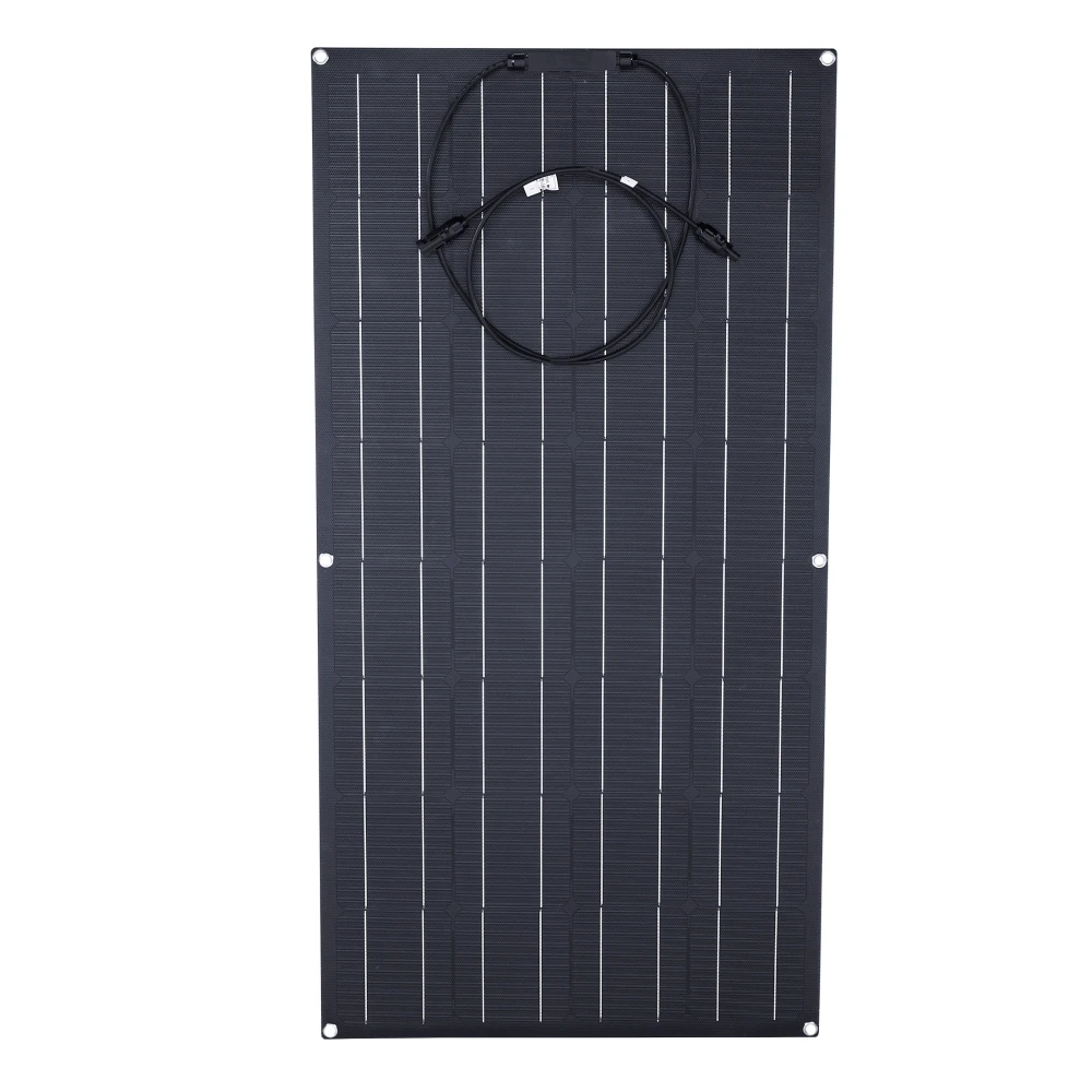 100-300W Solar Panel with Connector 105x54cm for RV Family Solar System Sun Power Energy Saving Supply 20.3% High Efficiency