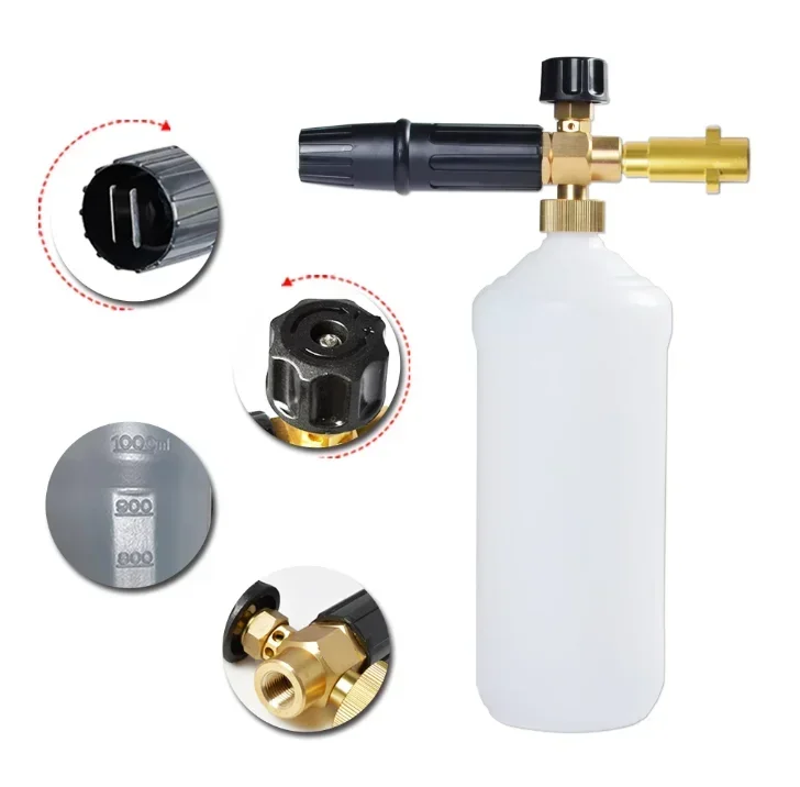 Car Washing Foam Gun For Karcher K Sprayer Washer Snow Foamer Lance Car Water Soap Shampoo Sprayer Foam Pump Auto Wash Foam Pump