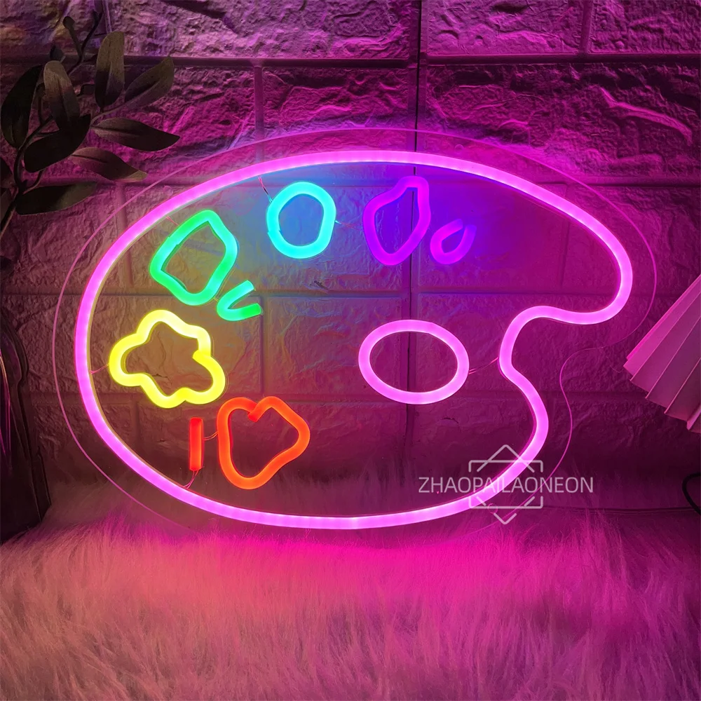 Drawing Neon Led Signs Garden Coffee Shop Decoration Neon LED Lights USB Cafe Bar Party Beauy Room Wall Hanging Decor Neon Signs