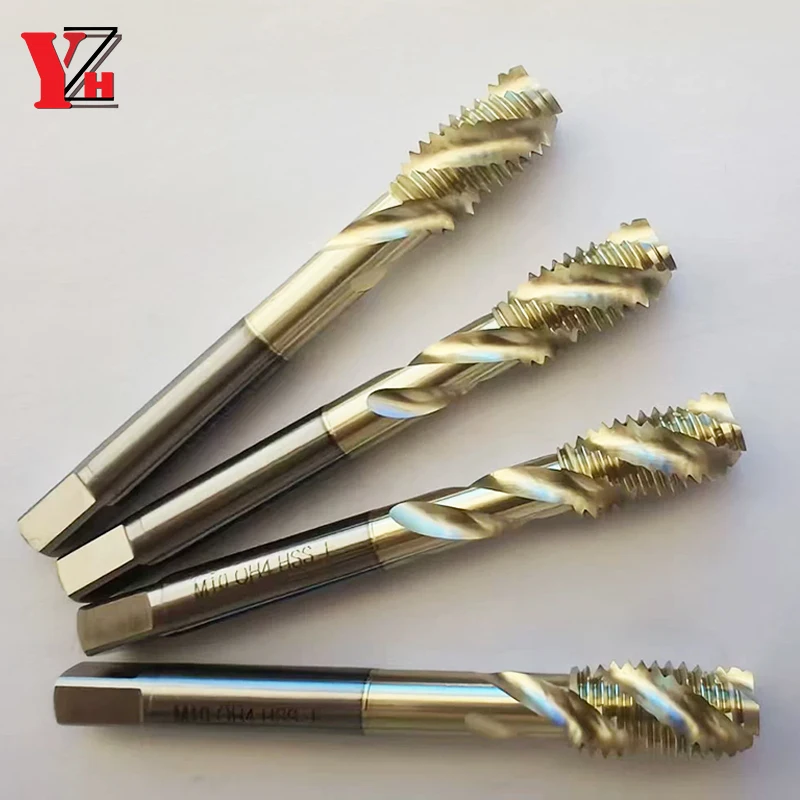 HSS-Co Tap Straight/Spiral Flute Machine Thread Specialized Processing of Stainless Steel/Titanium Alloy M4 M6 M8 M10  M12 M14