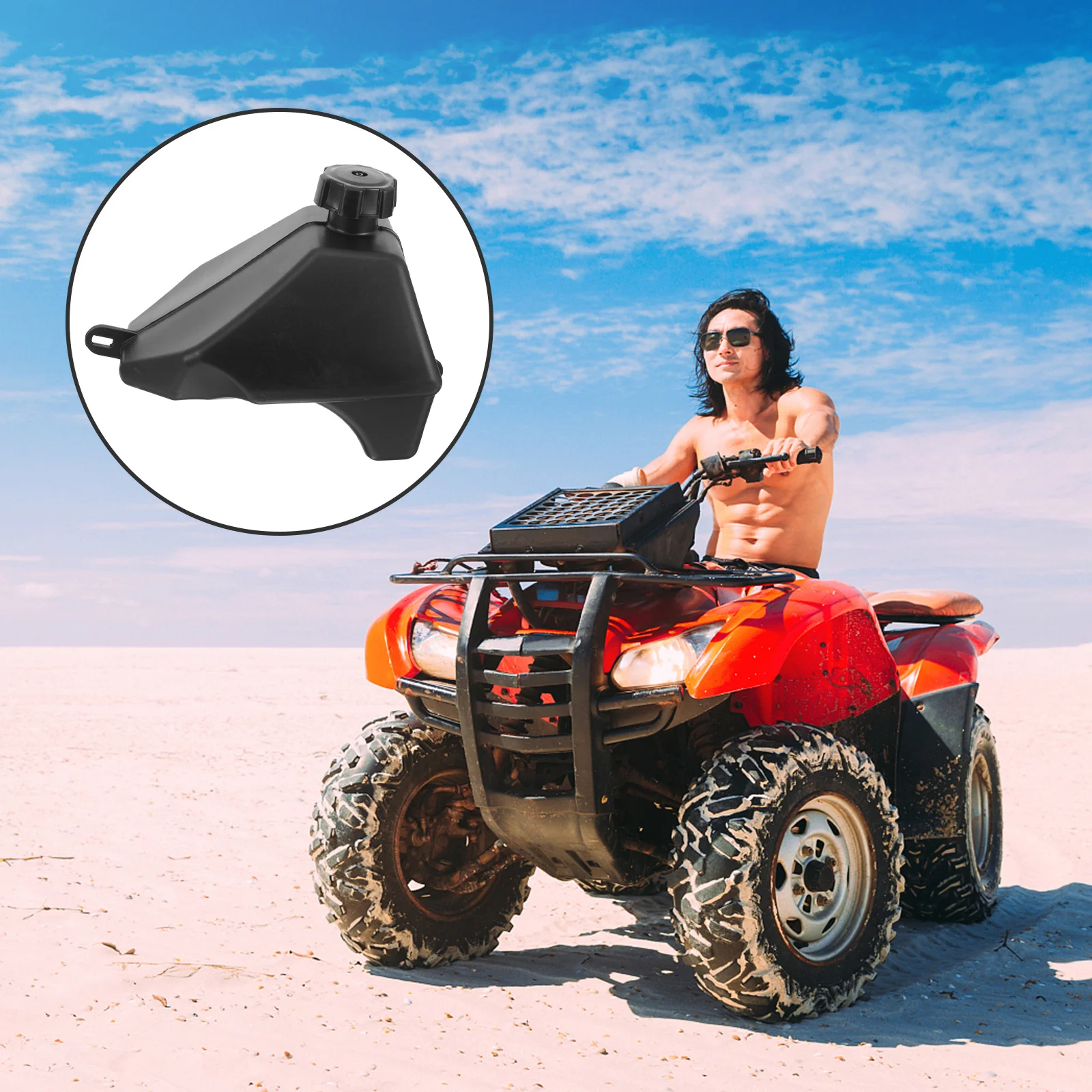 

Sturdy Plastic 50cc-125cc Motorcycle Gas Tank High Capacity Practical Convenient Off-Road Riding Dependable Solution