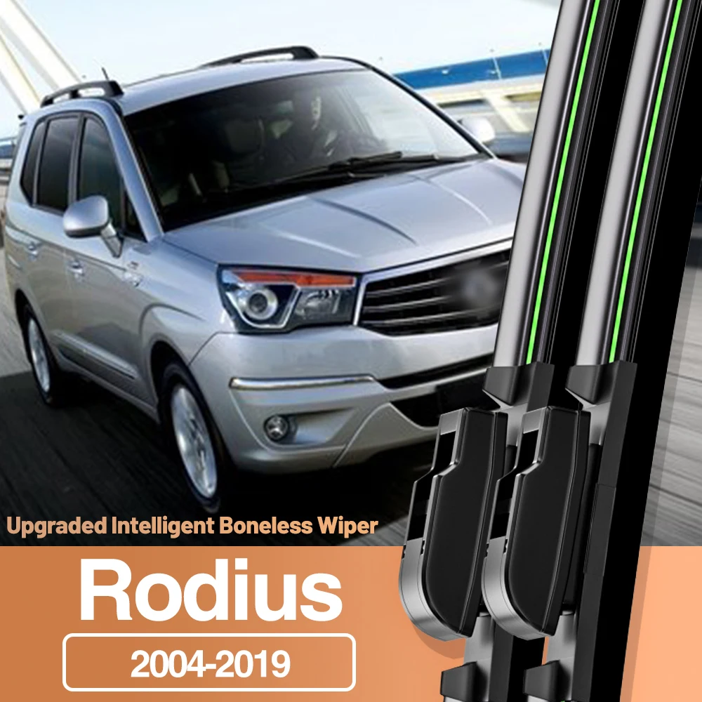 

2x For Ssangyong Rodius 1 2 2004-2019 Front Windshield Wiper Blades Windscreen Window Accessories 2005 2009 2012 2013 2017 2018