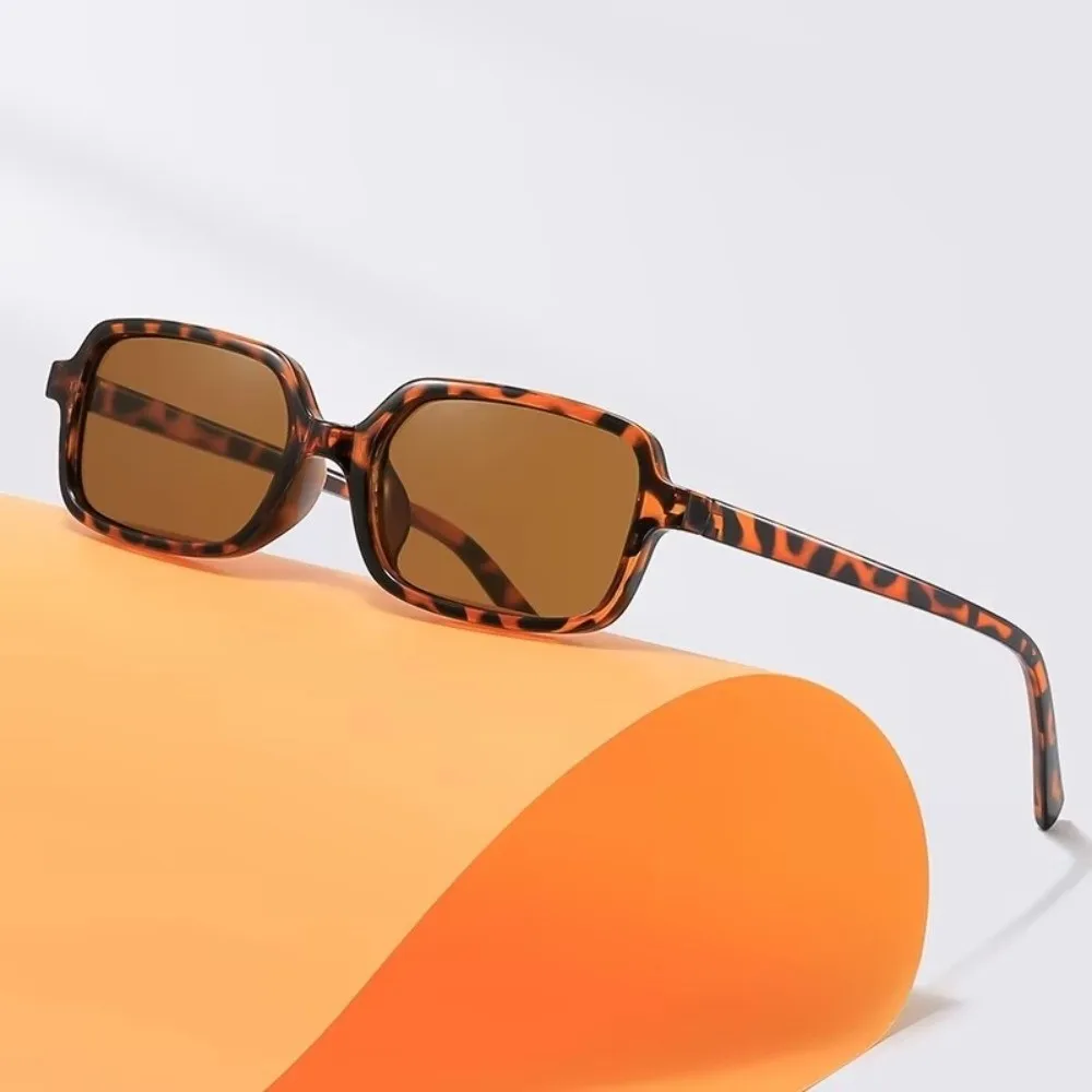Elegant Anti UV Square Frame Sunglasses Scratch Resistant Street Photography Shades Eyewear Korean Stylish Women Eyewear Summer
