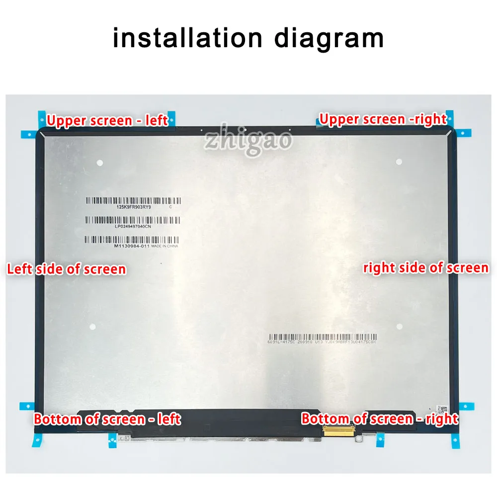 Zastosowanie do Microsoft Surface laptopa Go Laptop Go2 ramka ekranu naklejka 1943 2013 ekran podwójny taśma dwustronna nowy oryginał