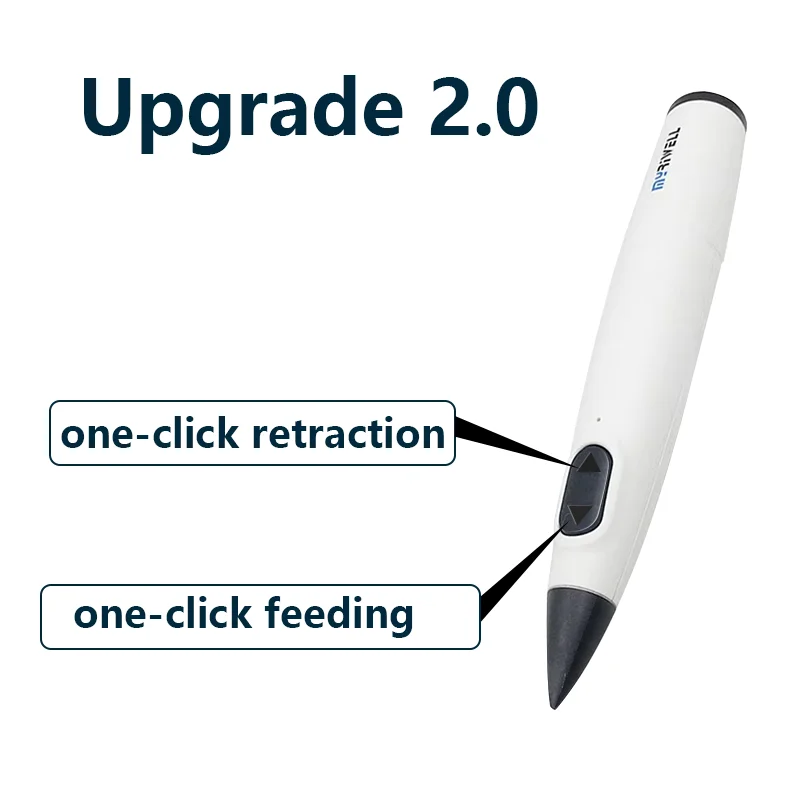 Myriwell RP300B Upgrade 2.0 Low Temperature 3D Pen with Multi-Color PCL Filament, Perfect New Year & Christmas Gift for Kids