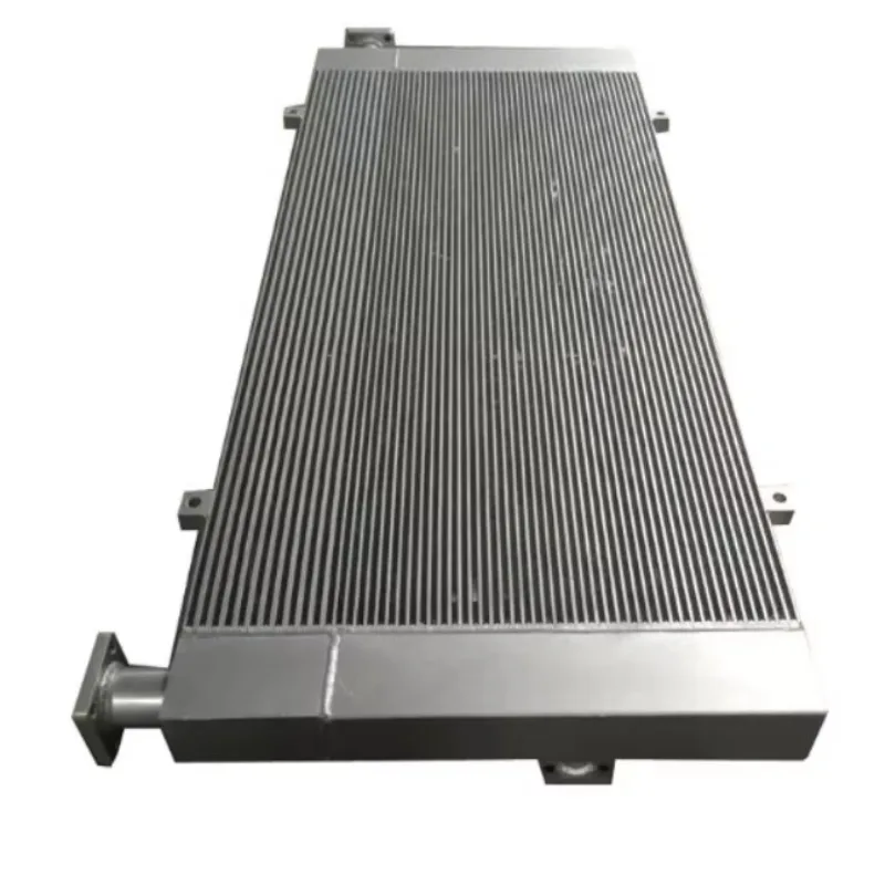 

Заводская горячая распродажа, винтовой воздушный компрессор, масляный радиатор, алюминиевый ребристый ветровой масляный и воздушный охладитель