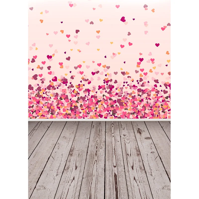 SHENGYONGBAO Art Fabric Photography Backdrops Props Flower Wood Planks Photo Studio Background CXZM-32