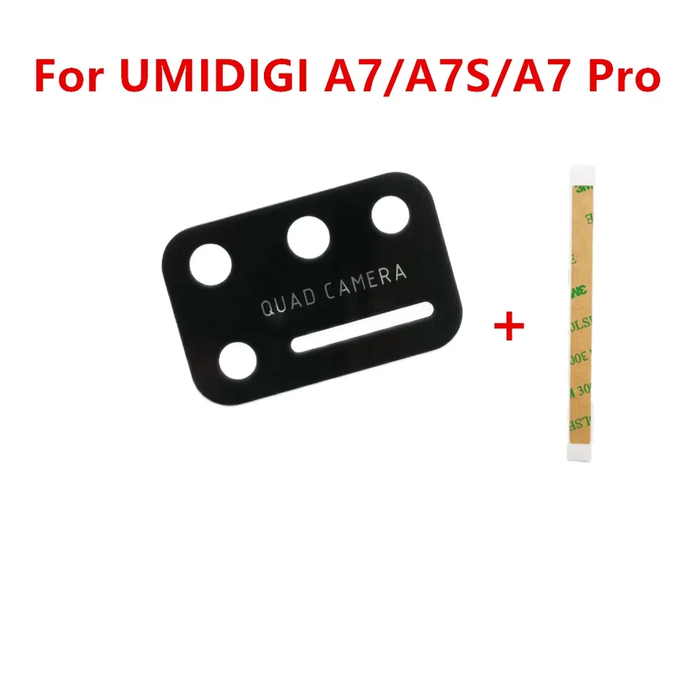 

Pop Original For UMI UMIDIGI A7 PRO A7 A7S Cell Phone Back Camera Lens Glass Cover Repair Part