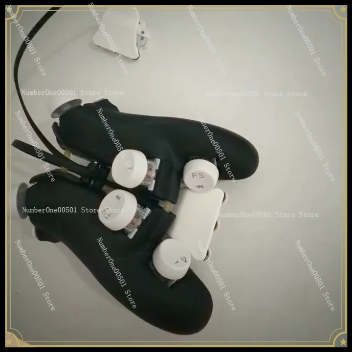 

6‑Key 8‑Finger Mobile Game Trigger, Universal Physical Auxiliary Button for Shooting, Multi‑Function Macro Auto Press GameHandle