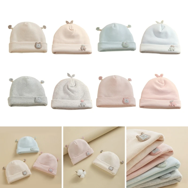 

Winter Warm Cap Nursery Bonnet Cotton Hospital Hat for Infant Newborn Accessory