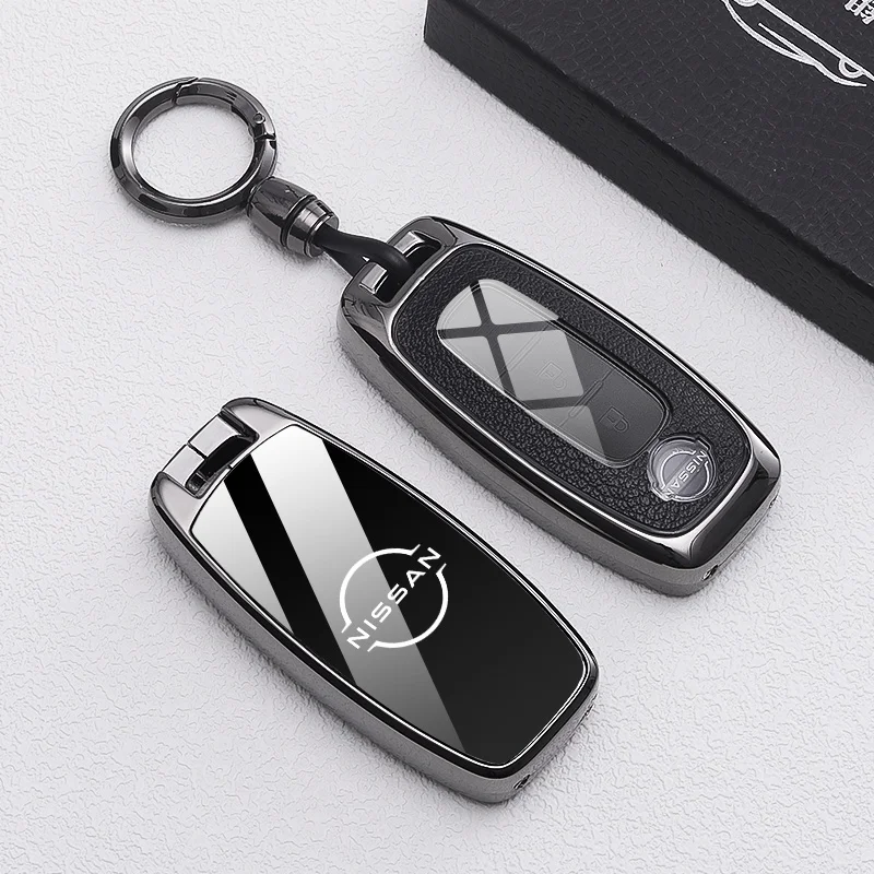 

Car Key Case Cover Holder Shell for Nissan Leaf Juke Micra Qashqai J11 X-Trail T32 Tiida Pathfinder Versa Note Patrol Fob
