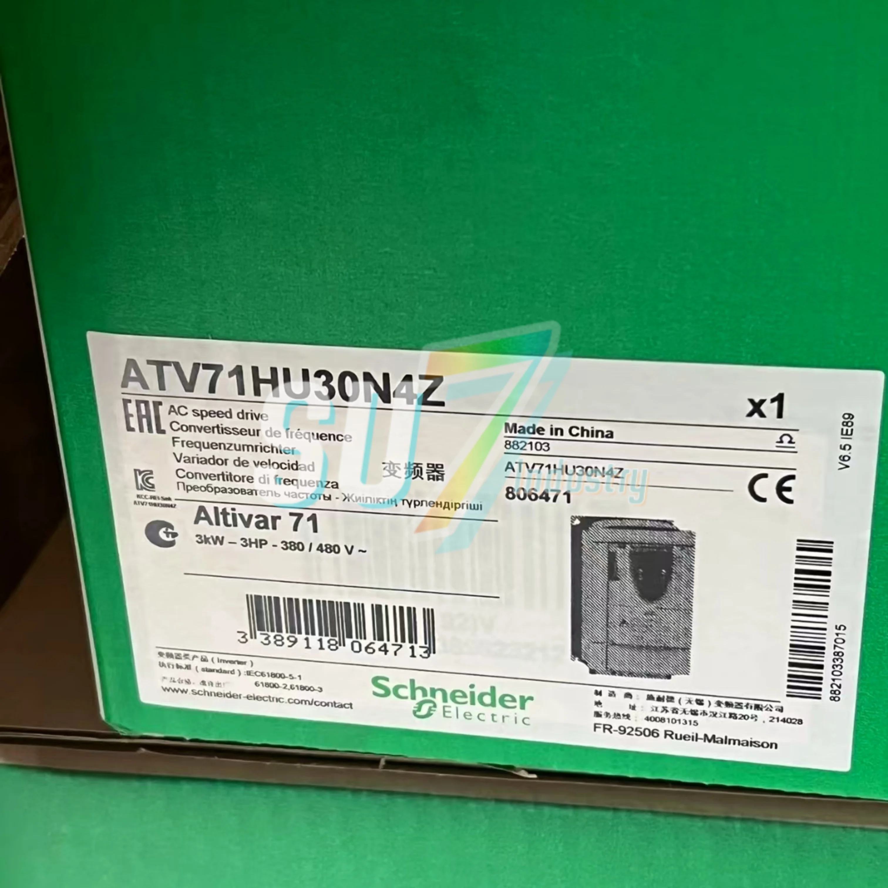 

ATV71HU30N4Z Inverter New original