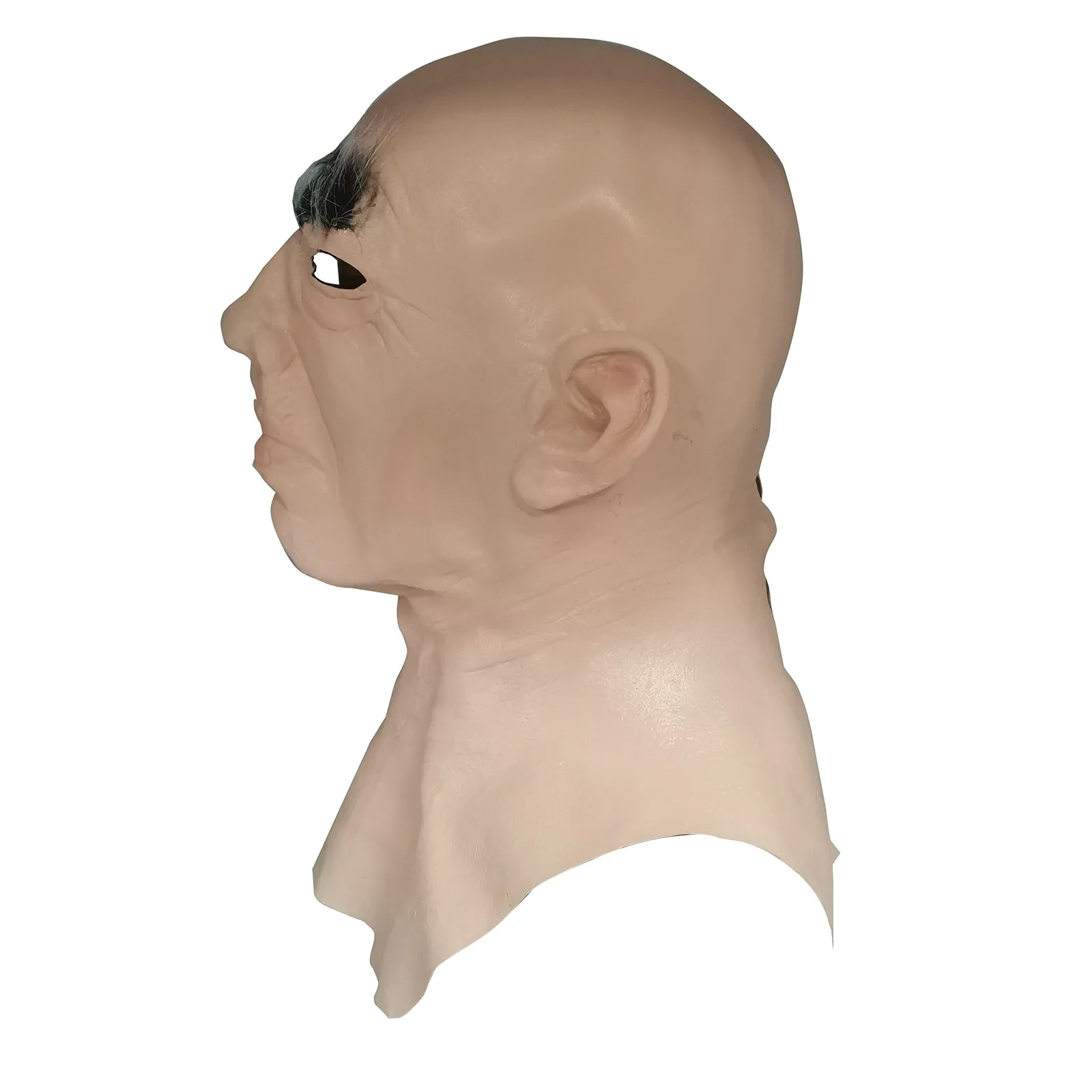 Halloween Realistico Vecchio Maschera Rughe Full Face Supersoft Lattice Copricapo Maschera Novità Party Costume Cosplay Prop