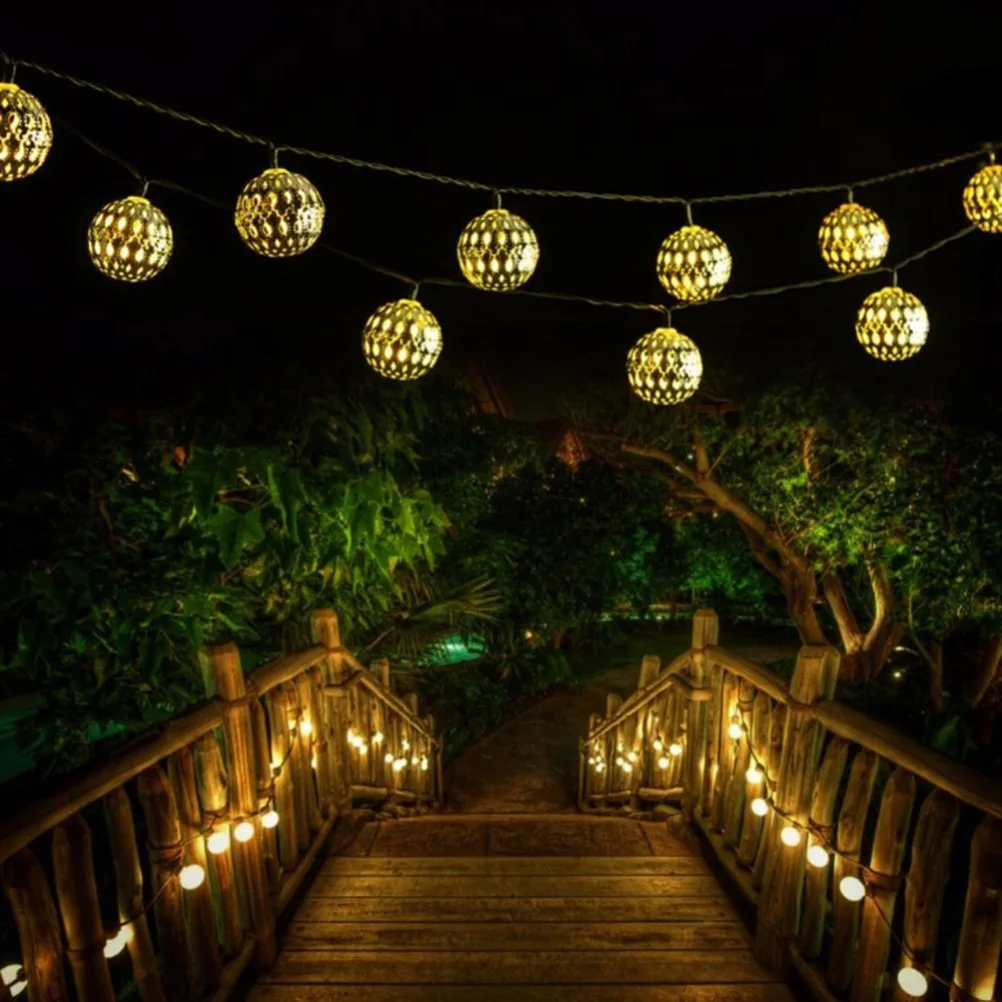 

20 LED Globe String Lights Warm White Ball Fairy Light for Wedding Holiday Party Christmas Indoor Outdoor Decor Romantic