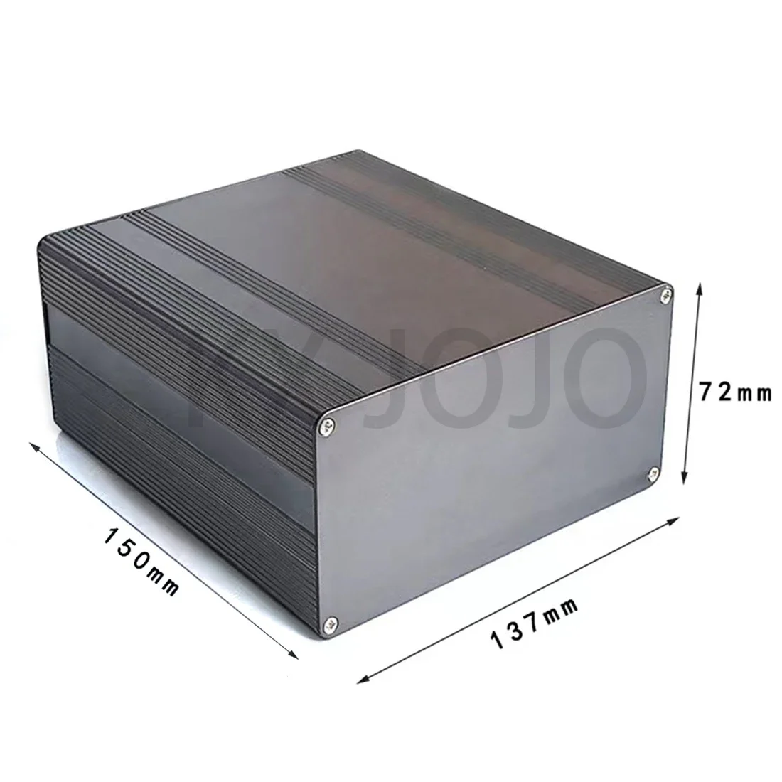 

Aluminum Enclosure 137*72*150mm Integrated Waterproof Box Black Electronic Box DIY Power Housing Instrument