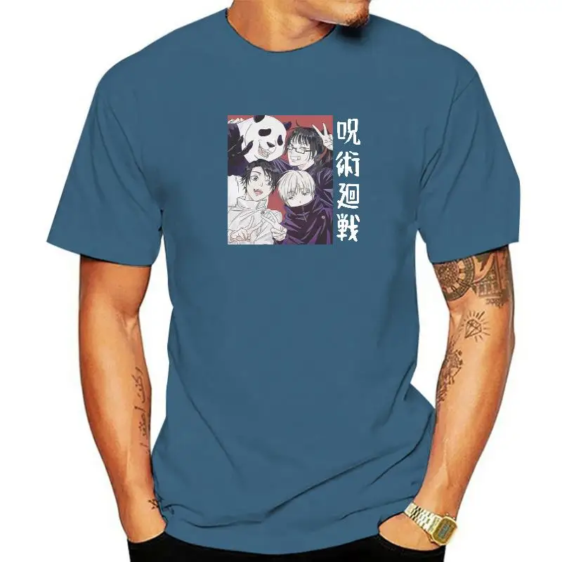 Jujutsu Kaisen Anime Toge Inumaki Maki Zenin Panda Yuta Okkotsu Tshirt Top Graphic Men Summer Men's Tops Cotton Harajuku T Shirt