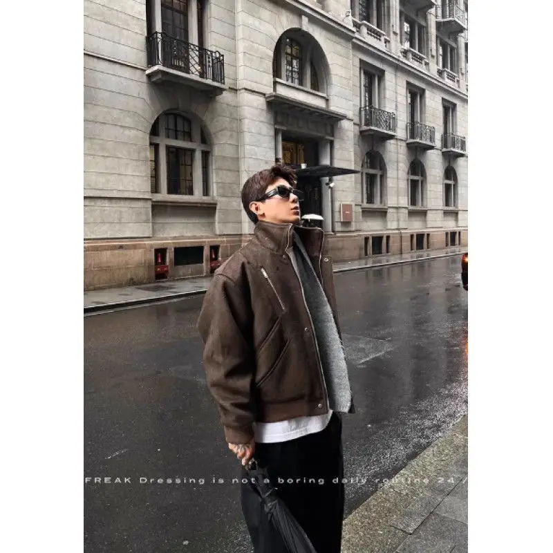 

Wool Blend Jacket Man Black Mens Western Country Rural Rancher Cowboy Embroidered Traditional Cultural Heritage Patterns Fashion