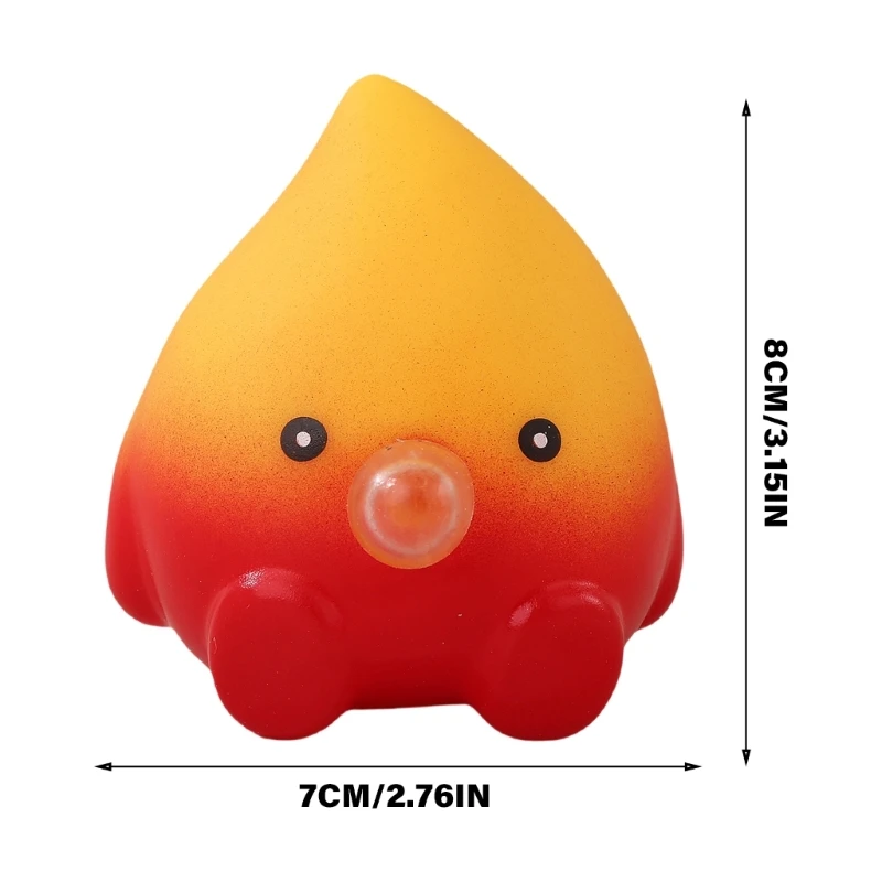 성인 블로우 버블 화재 인형을위한 항 불안 짜기 장난감 소년 소녀 자폐증을위한 참신 핀치 장난감 어린이 스트레스 릴리버 장난감