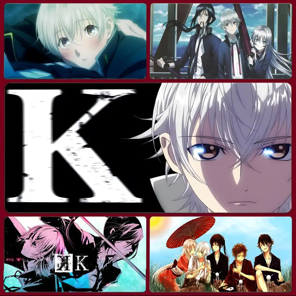 Project anime stylish K-K Project Mouse Pad Large Gaming Mousepad with Stitched Edges Thickened Desk Mat PC