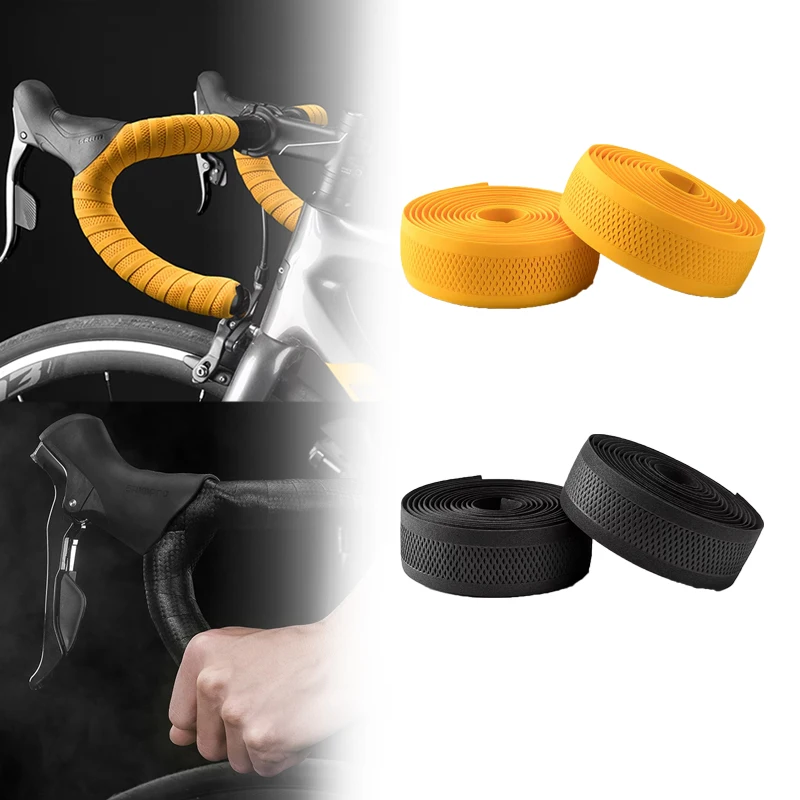Fahrradlenkerband, rutschfest, stoßdämpfend, ultraleicht, Silikongel, Fahrradband für MTB, Rennrad, Zubehör