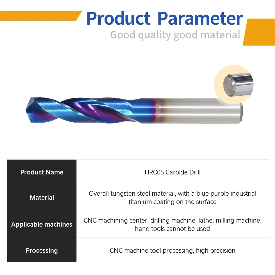 öncesi khakashkh °   Wolfraamcarbide Boren Metalen Boren Voor Harde Metaalbewerking CNC Draaibank Staal Boren 0.5-20.0mm