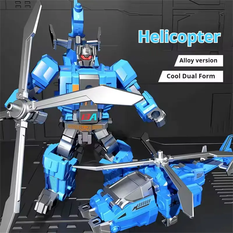 Robot de juguete de transformación 6 en 1, traje de equipo de rescate y deformación, Robot combinado, versión de aleación, regalo de cumpleaños personalizado