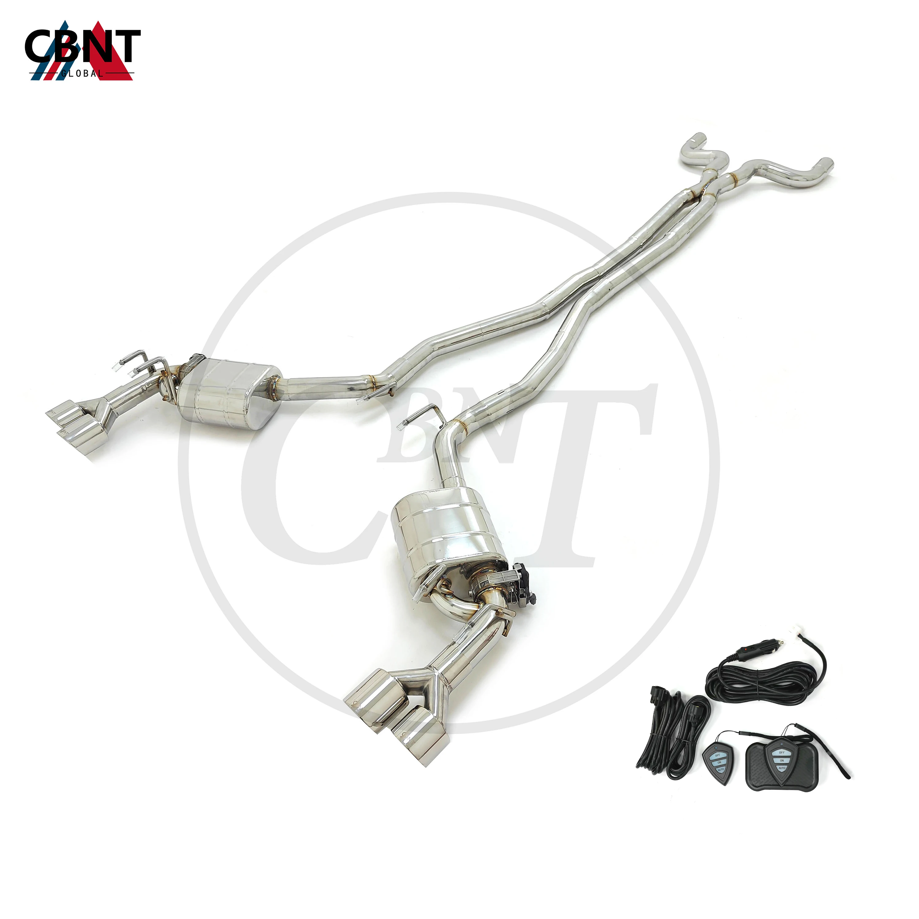 

CBNT for Chevrolet Camaro 3.6L V6 Exhaust Catback with Valve Muffler High Quality SS304 Performance Tuning Valved Exhaust System