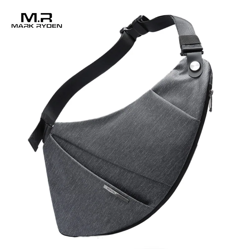 

Bange Mens chest bag Waterproof Commercial Large Expansion Anti-Extrusion Trendy Irregular Shape Custom Crossbody Men HandBag